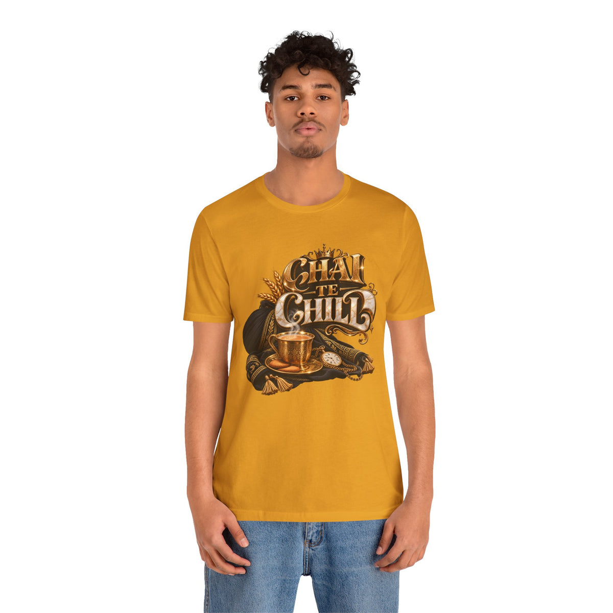 Chai Te Chilli T-Shirt — Vintage Indian Tea Design