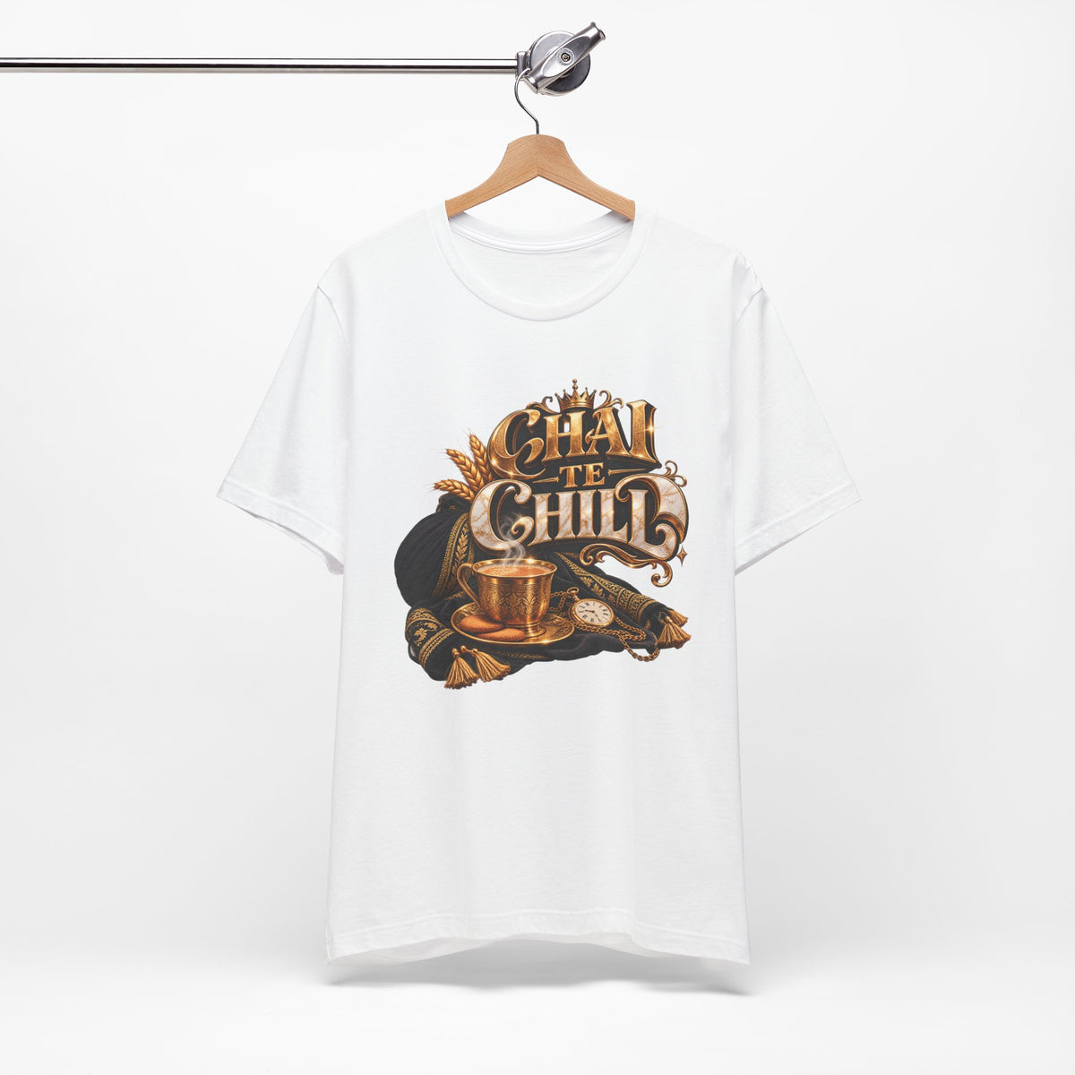 Chai Te Chilli T-Shirt — Vintage Indian Tea Design