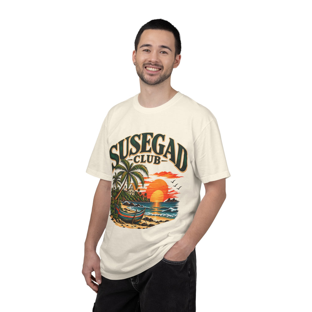 Susegad Club Sunset Beach Garment-Dyed T-Shirt