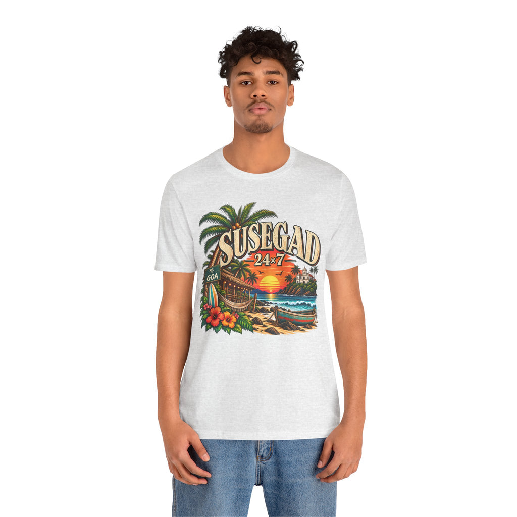 Susegad 24x7 Goa Sunset Jersey T-Shirt