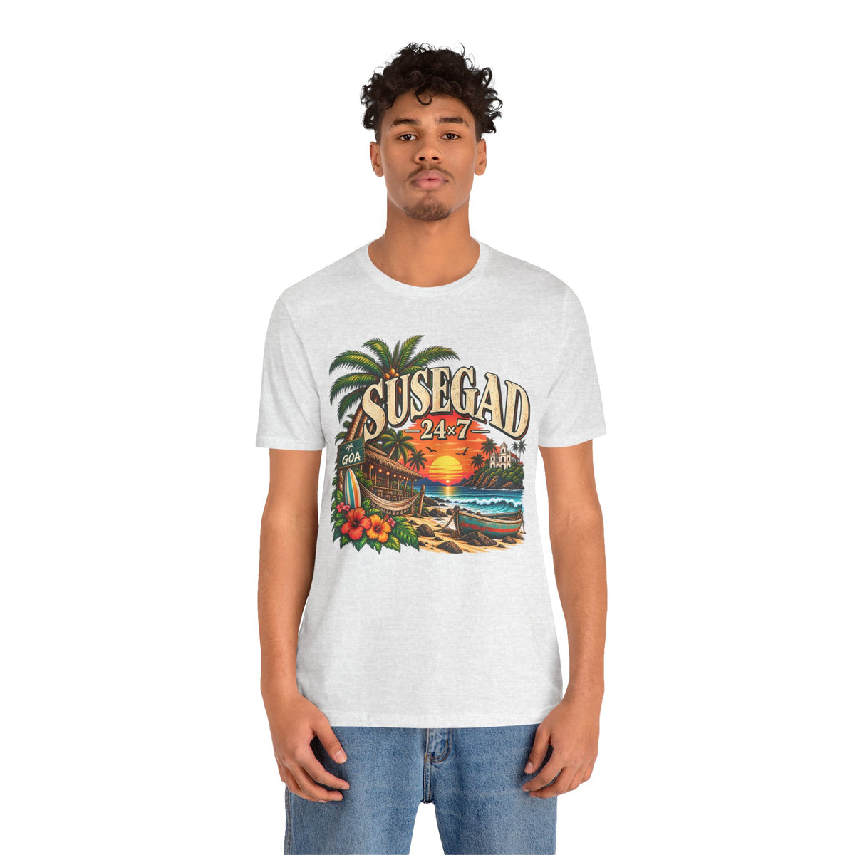 Susegad 24x7 Goa Sunset Jersey T-Shirt