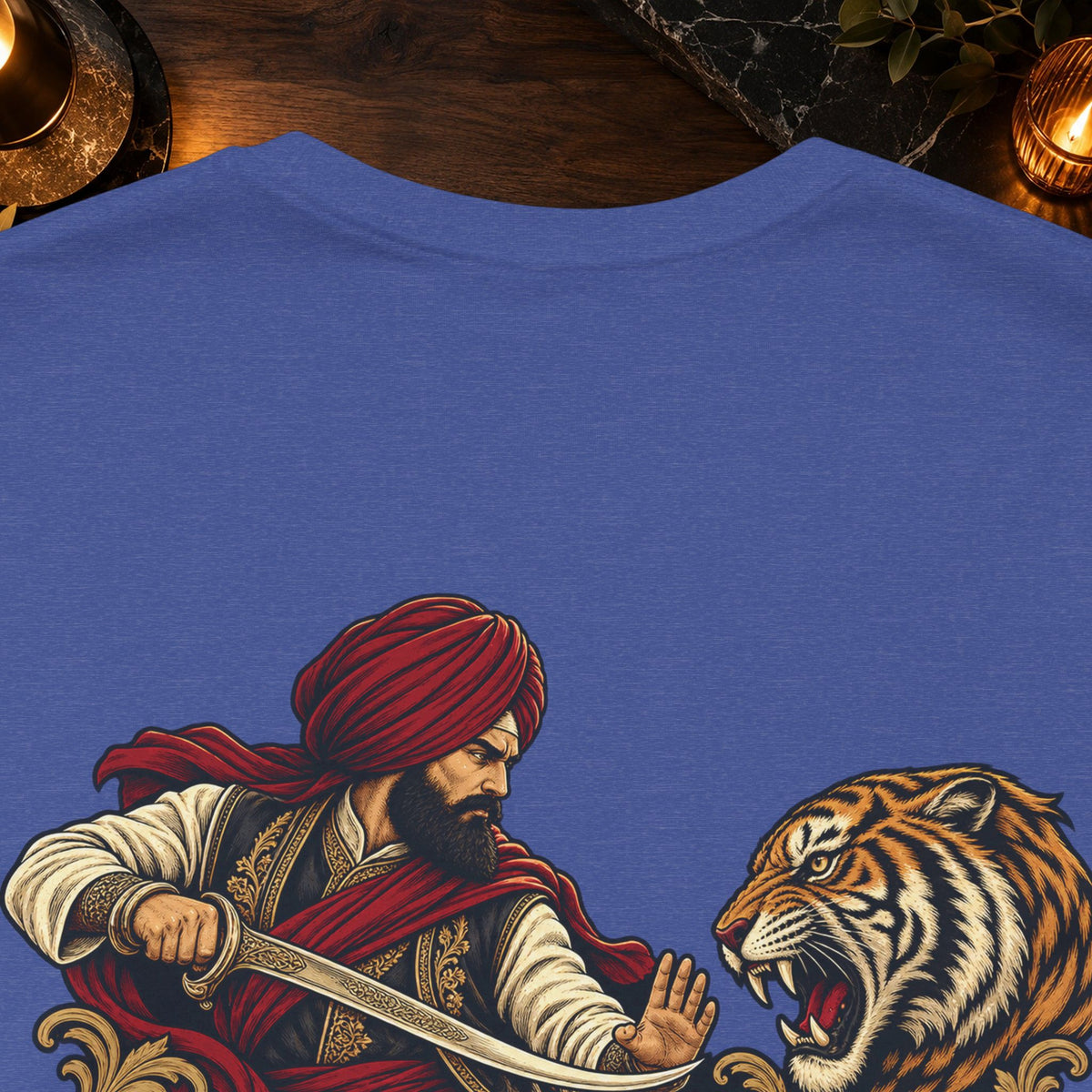 Nidar Viking Tiger Graphic T-Shirt