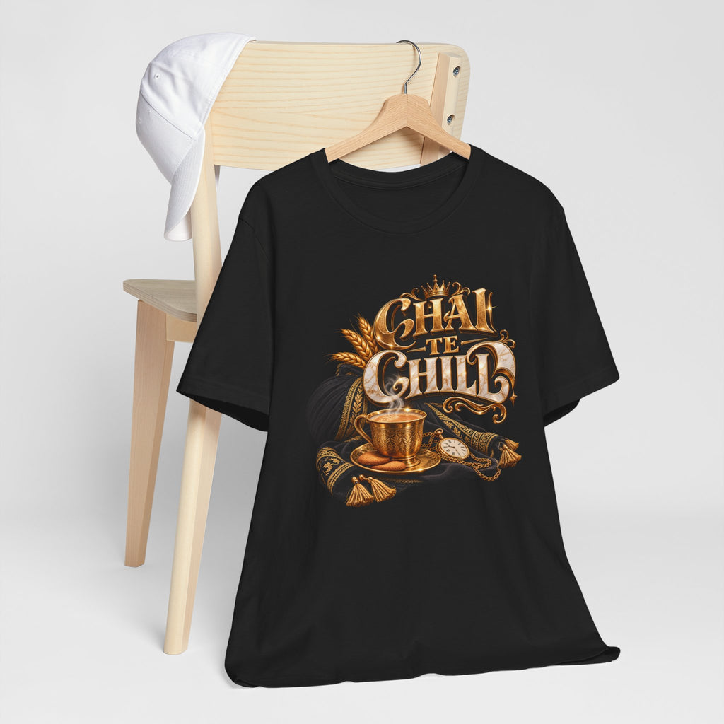 Chai Te Chilli T-Shirt — Vintage Indian Tea Design