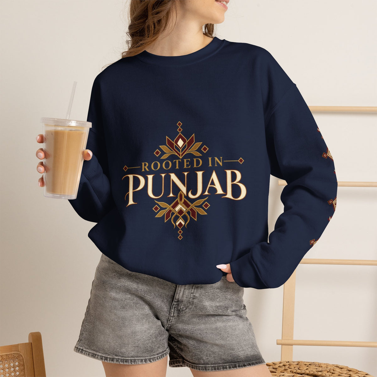 Rooted in Punjab Heritage Crewneck Sweatshirt