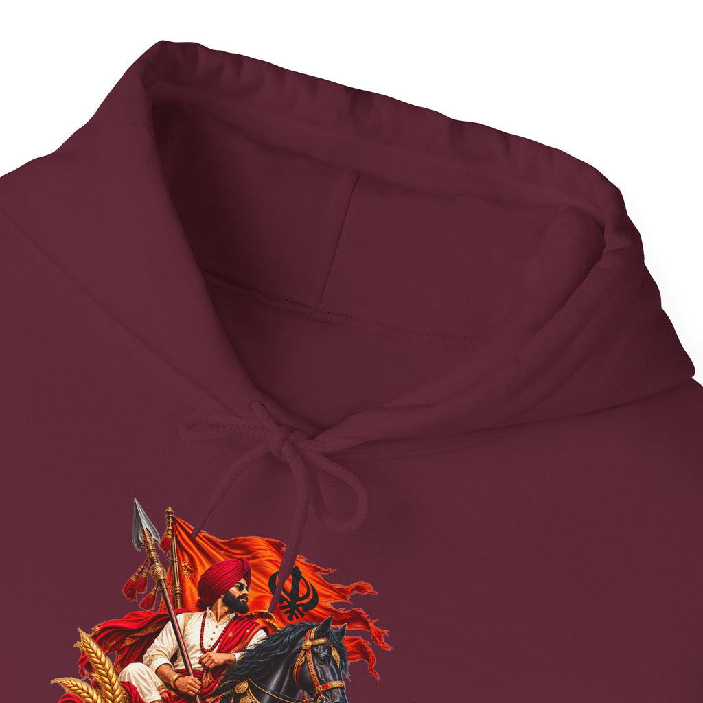 Sardar Retro Fighter Graphic Hoodie | Punjabi Heritage Pullover