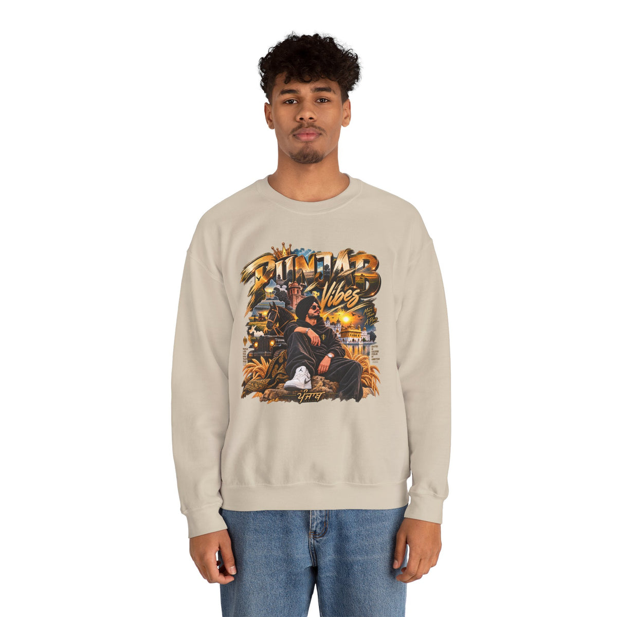 Crewneck Sweatshirt — Summer Vibes Graphic Pullover