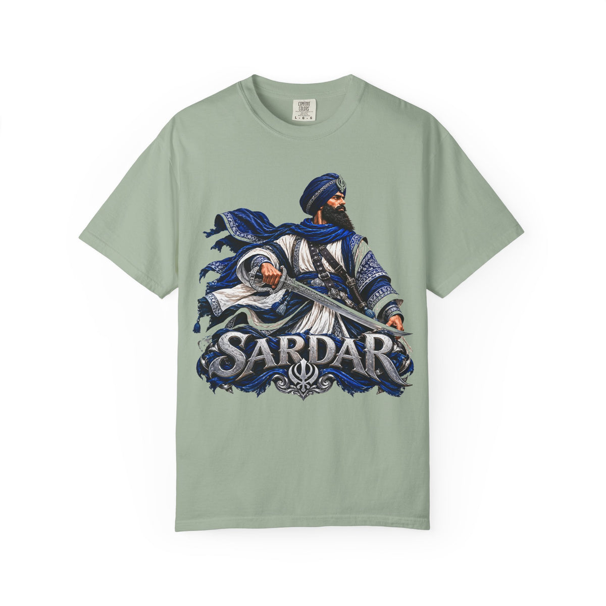 Sardar Warrior Sword Graphic T-Shirt – Sikh Heritage Tee — product image 5