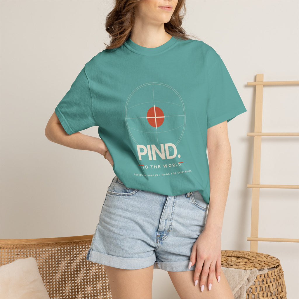 PIND. Punjabi Heritage Graphic T-Shirt | Garment-Dyed Tee