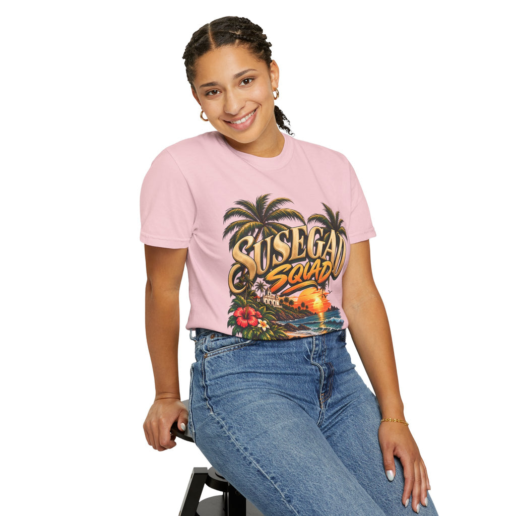 Susegad Squad Sunset Garment-Dyed T-Shirt