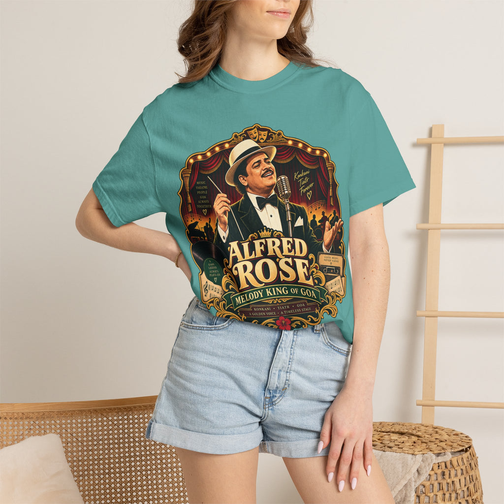 Alfred Rose Vintage Goan Music Graphic T-Shirt