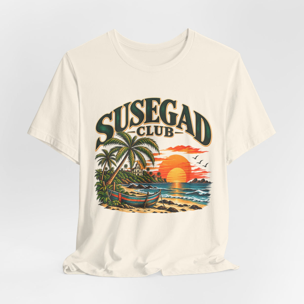 Susegad Club Sunset Beach Jersey T-Shirt