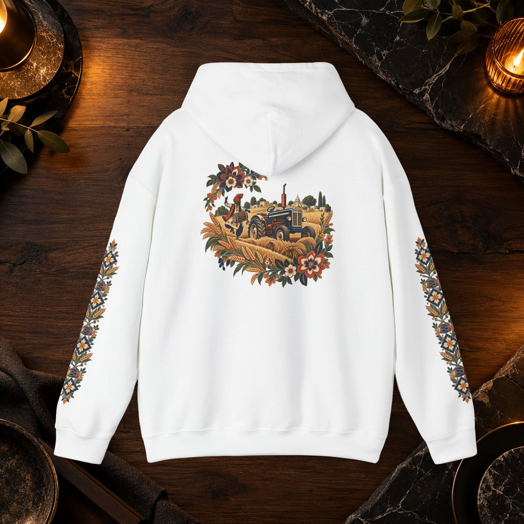 Bohemian Folk Art Drum Hoodie