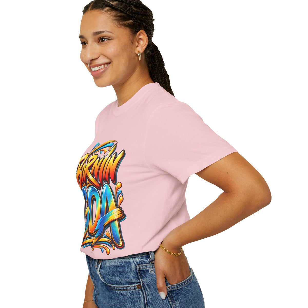 Born in Goa Graphic Tee | Garment-Dyed Cotton T-Shirt