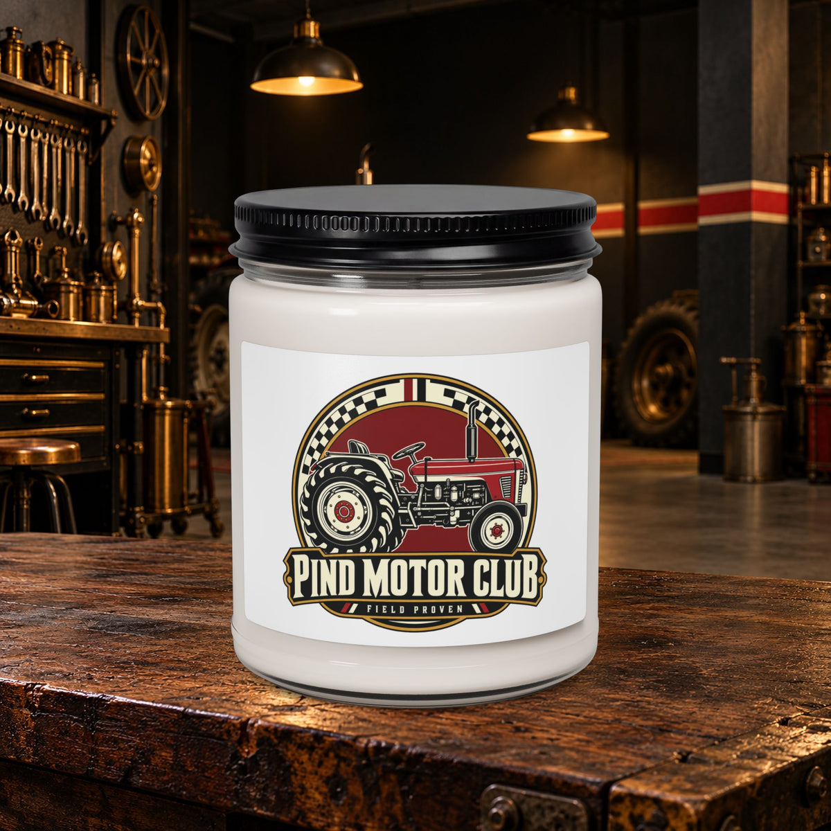 Pind Motor Club Vintage Tractor Soy Candle
