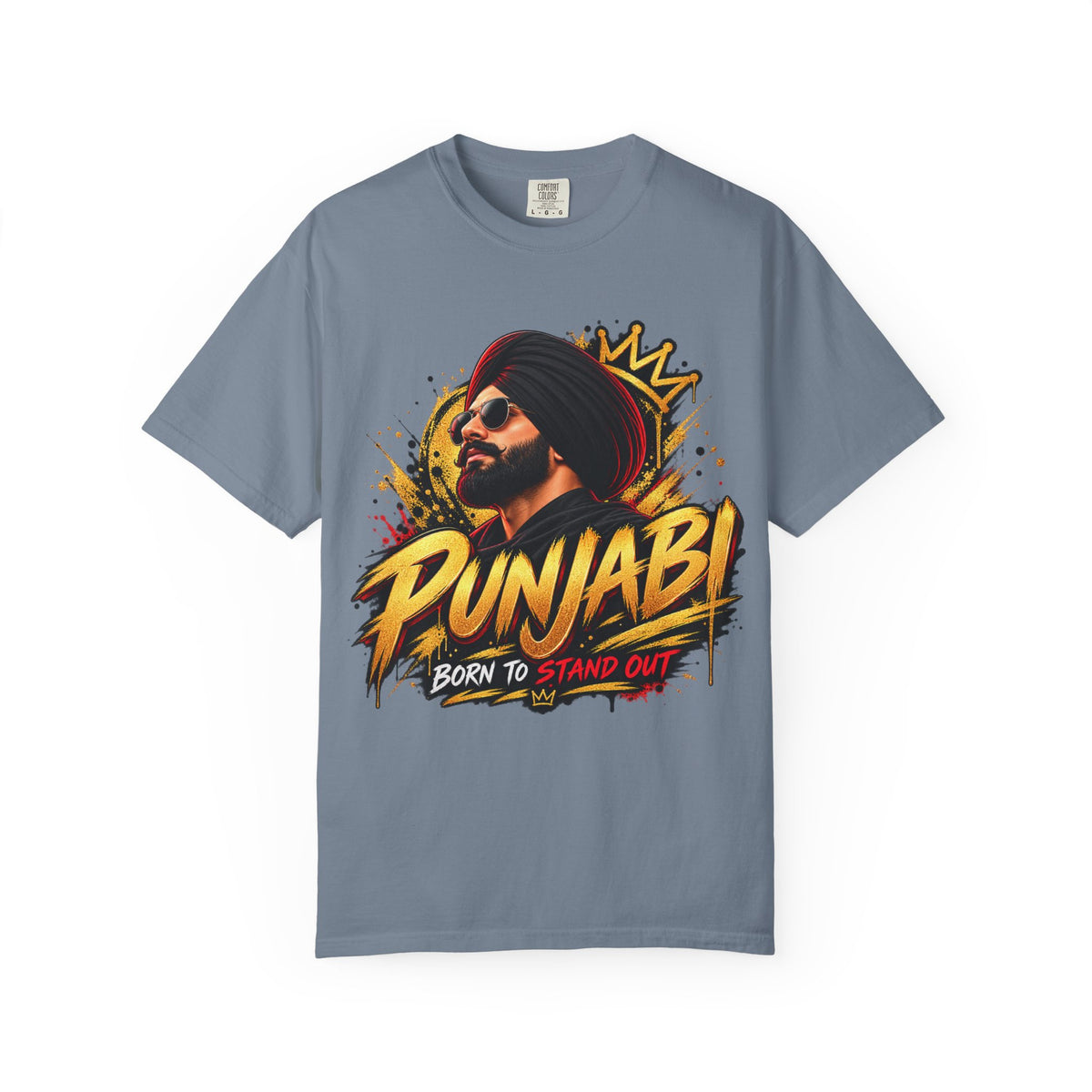 Punjabi Born to Stand Out T-Shirt — Bold Punjabi Graphic Tee