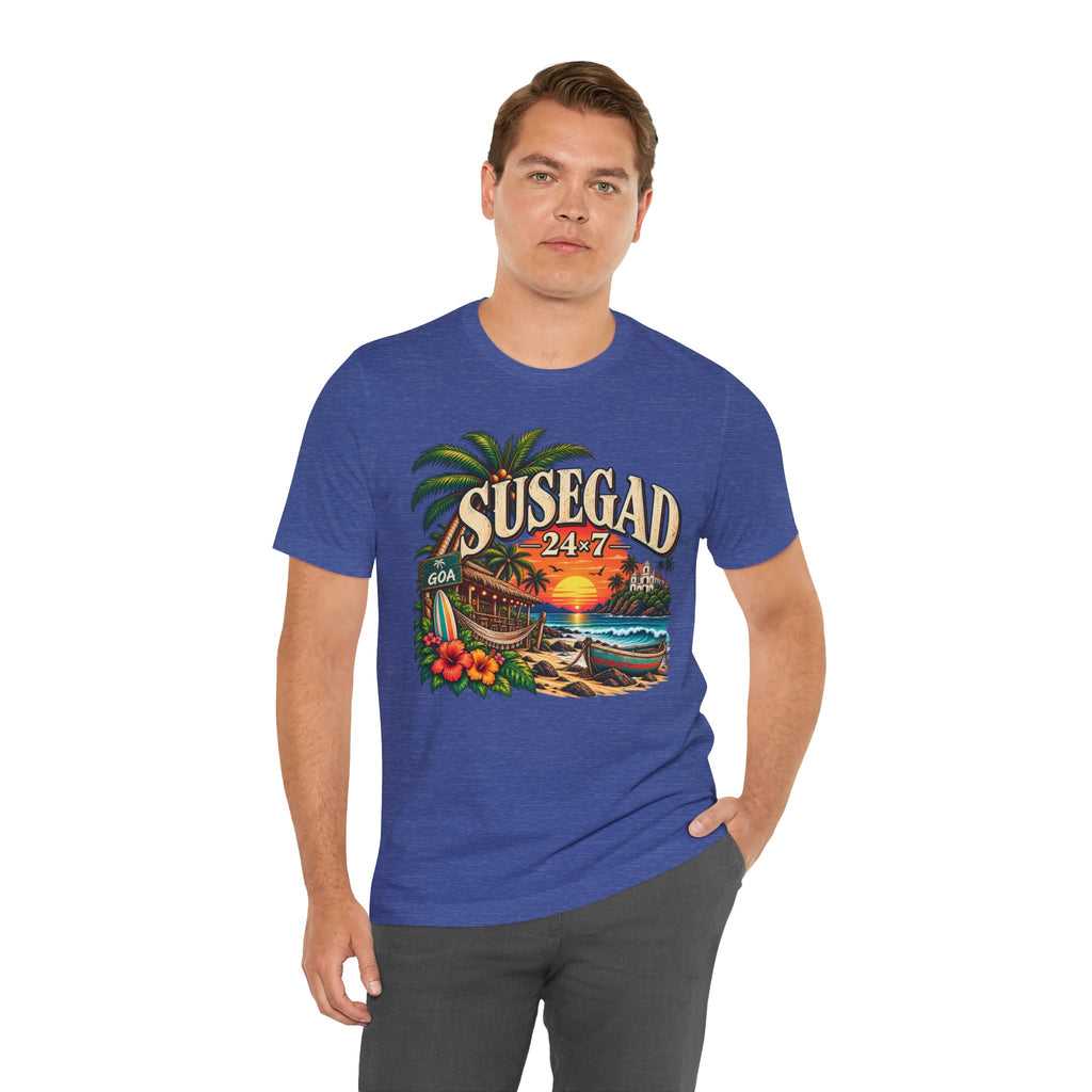 Susegad 24x7 Goa Sunset Jersey T-Shirt
