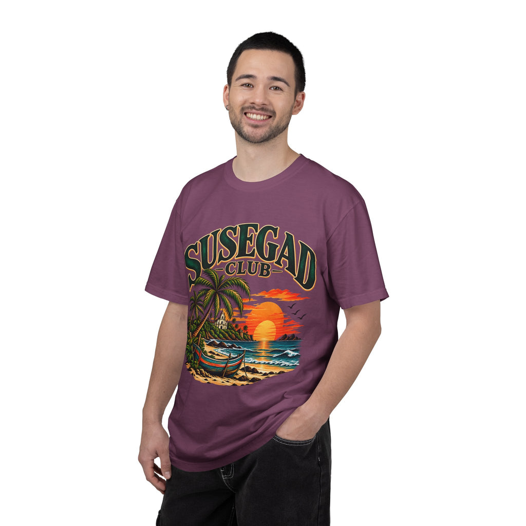 Susegad Club Sunset Beach Garment-Dyed T-Shirt