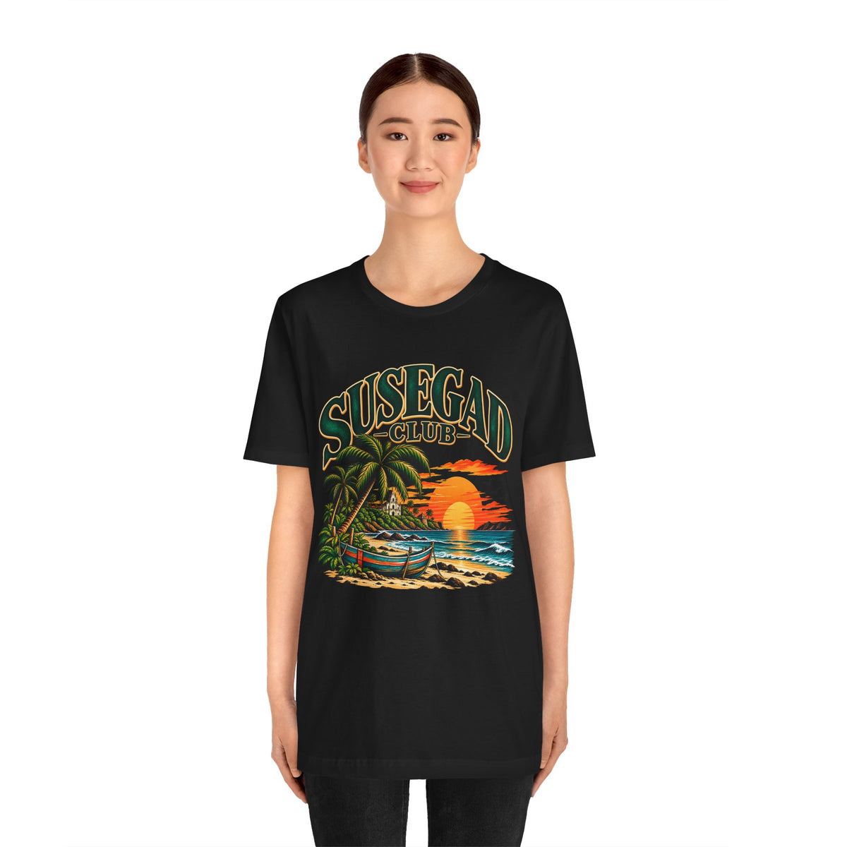 Susegad Club Sunset Beach Jersey T-Shirt
