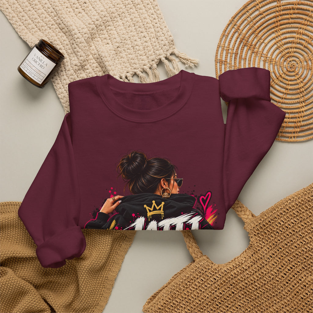 Jatti Energy Punjabi Graphic Crewneck Sweatshirt