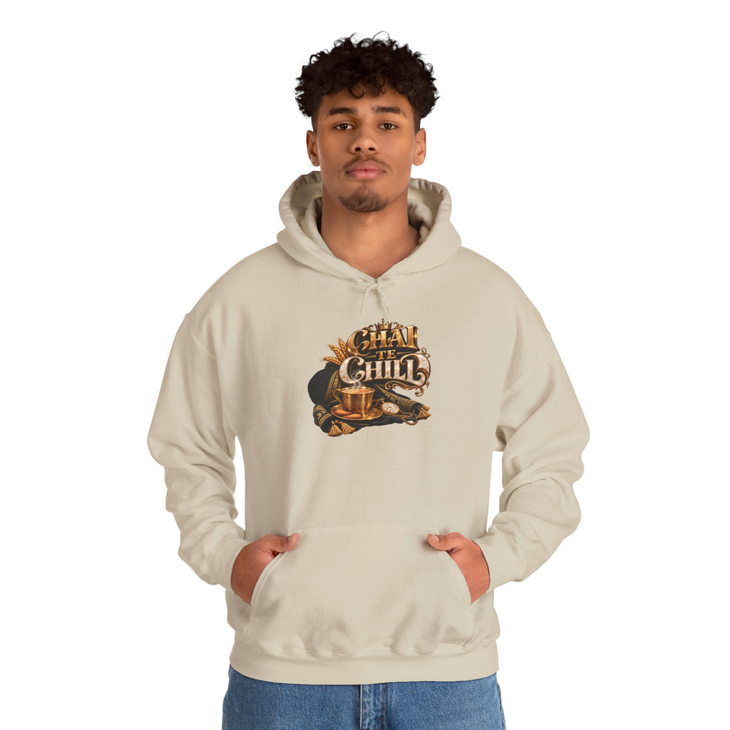 The Chill Coffee Graphic Hoodie | Autumn Leaves Pullover