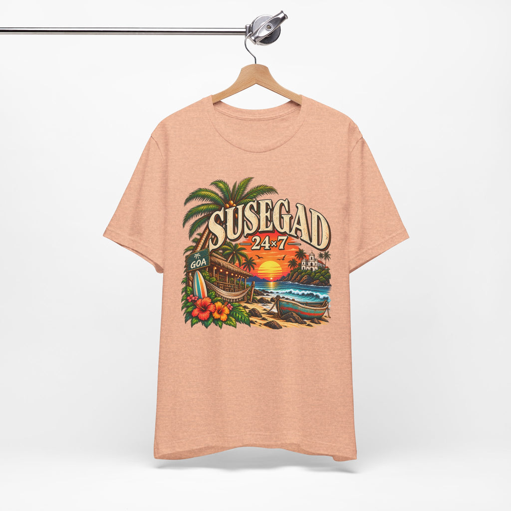 Susegad 24x7 Goa Sunset Jersey T-Shirt