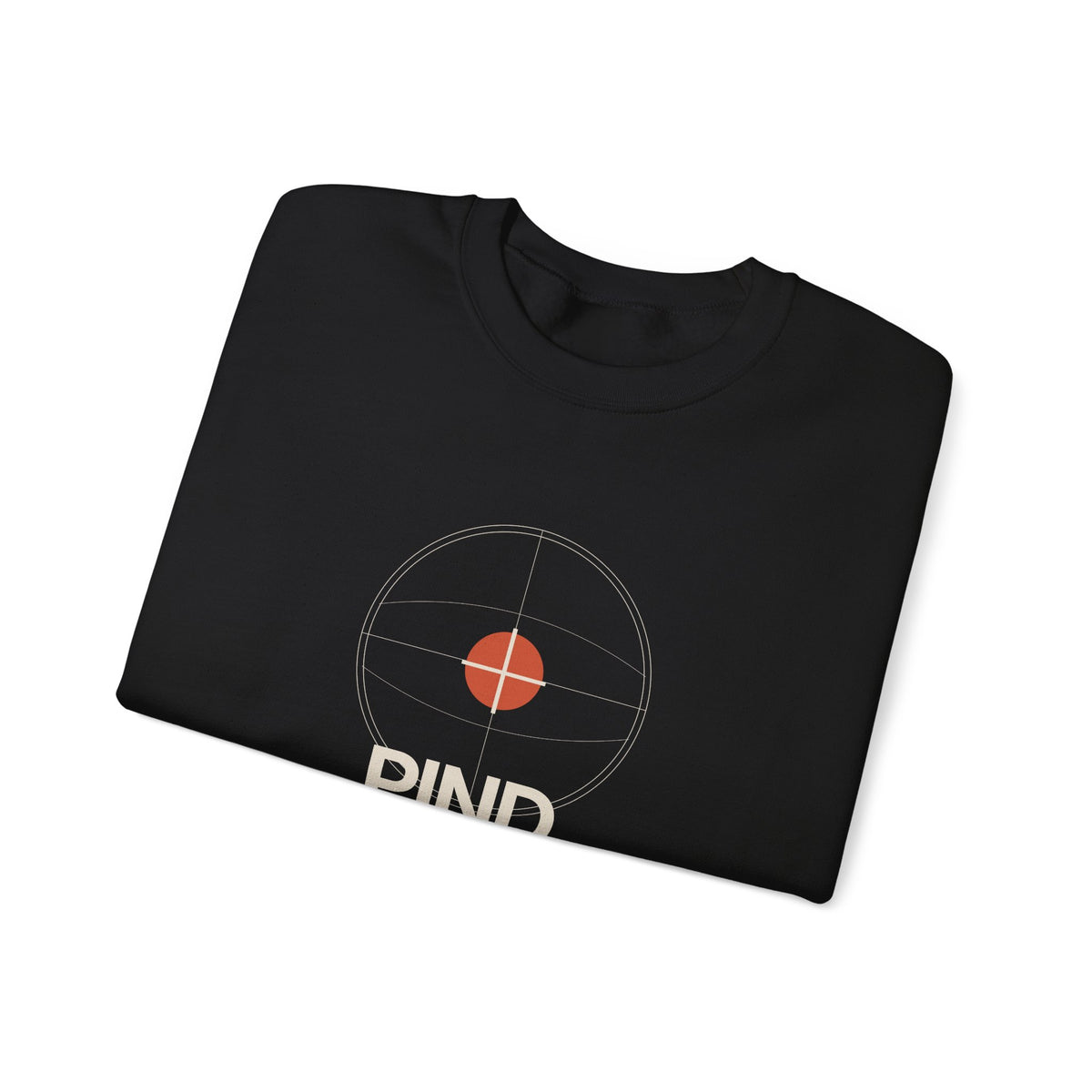 Minimalist 'PIND' Logo Crewneck Sweatshirt