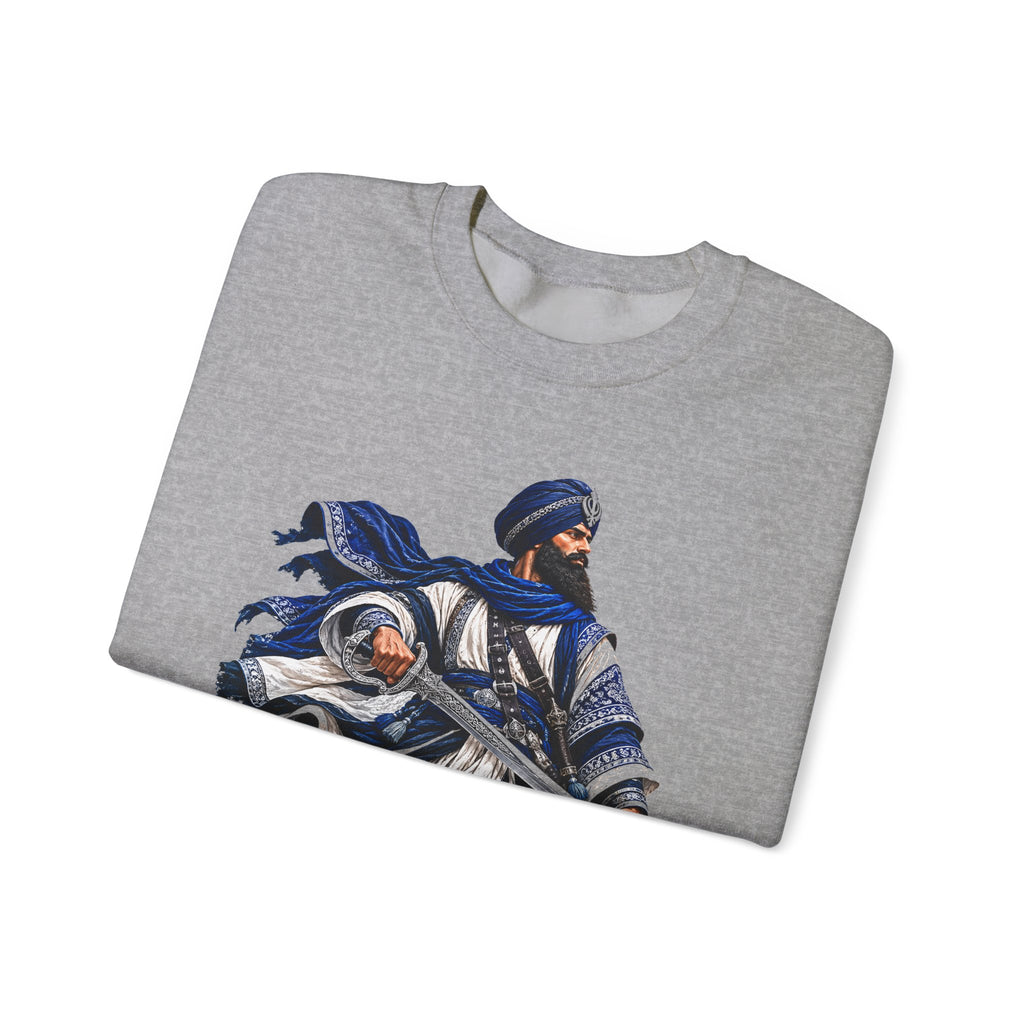 Sardar Warrior Sikh-Inspired Graphic Crewneck Sweatshirt