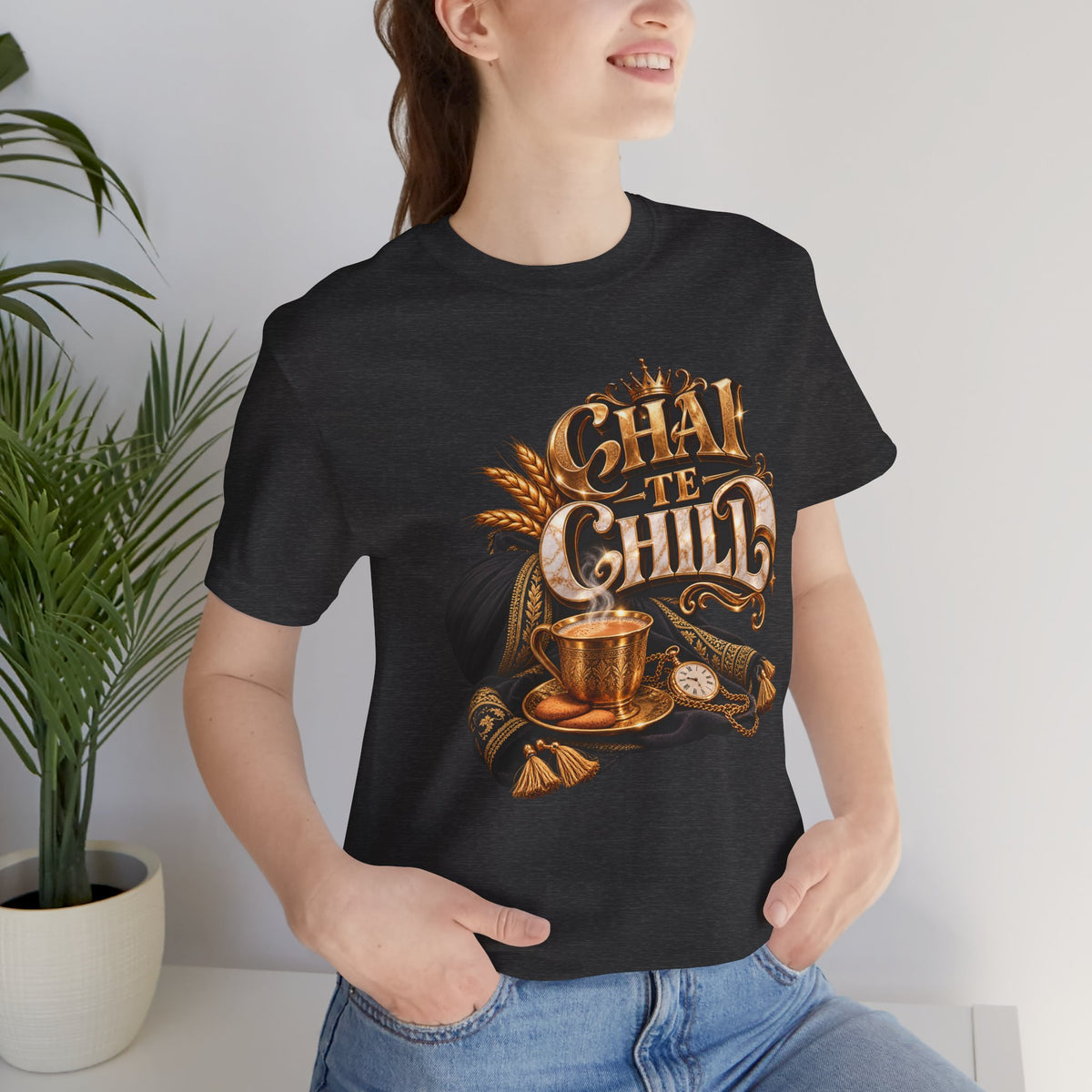 Chai Te Chilli T-Shirt — Vintage Indian Tea Design