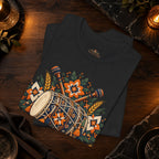 Boho Folk Drum Mandala T-Shirt