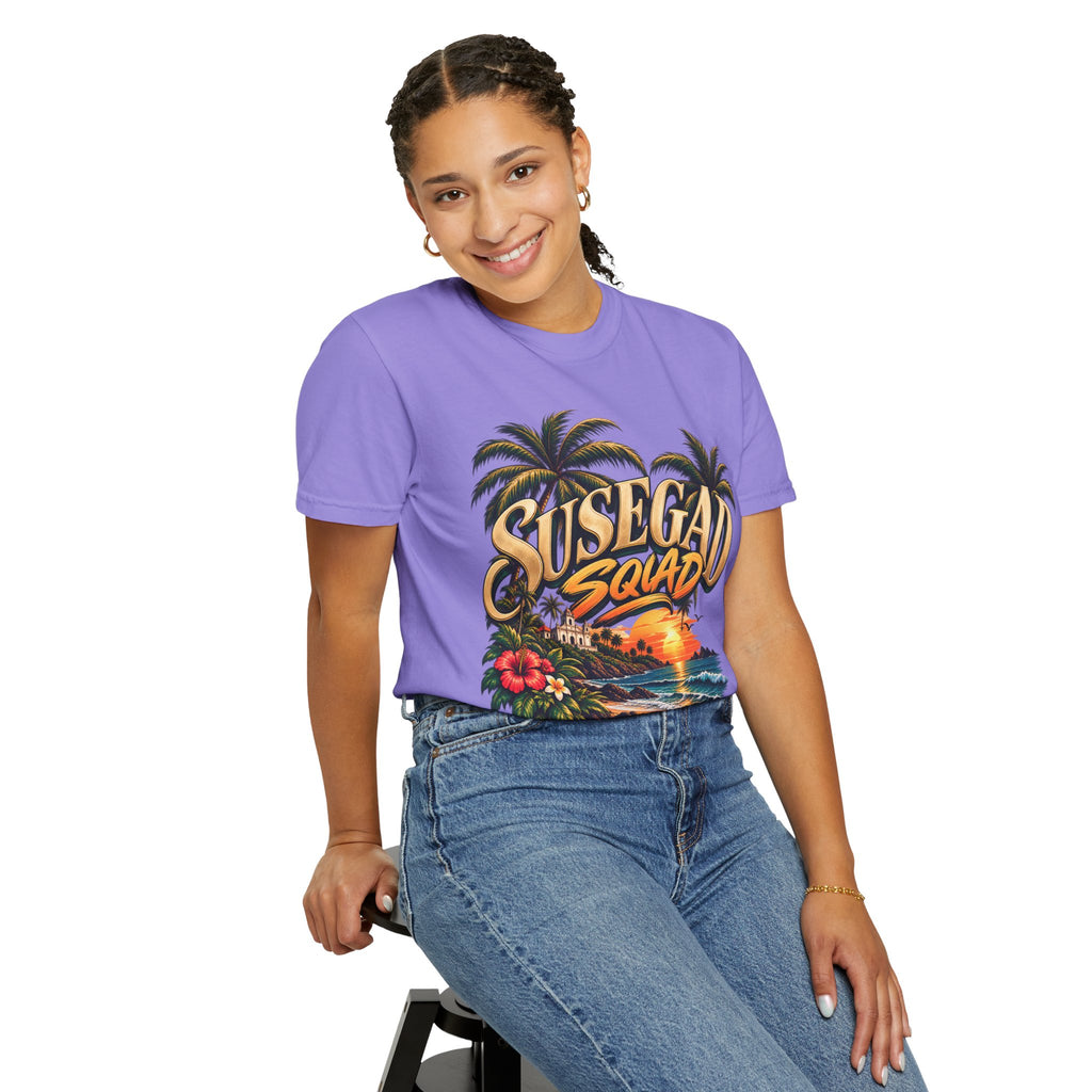 Susegad Squad Sunset Garment-Dyed T-Shirt