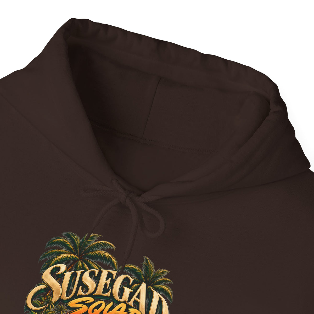 Susegad Squad Hoodie | Tropical Goan Sunset Graphic