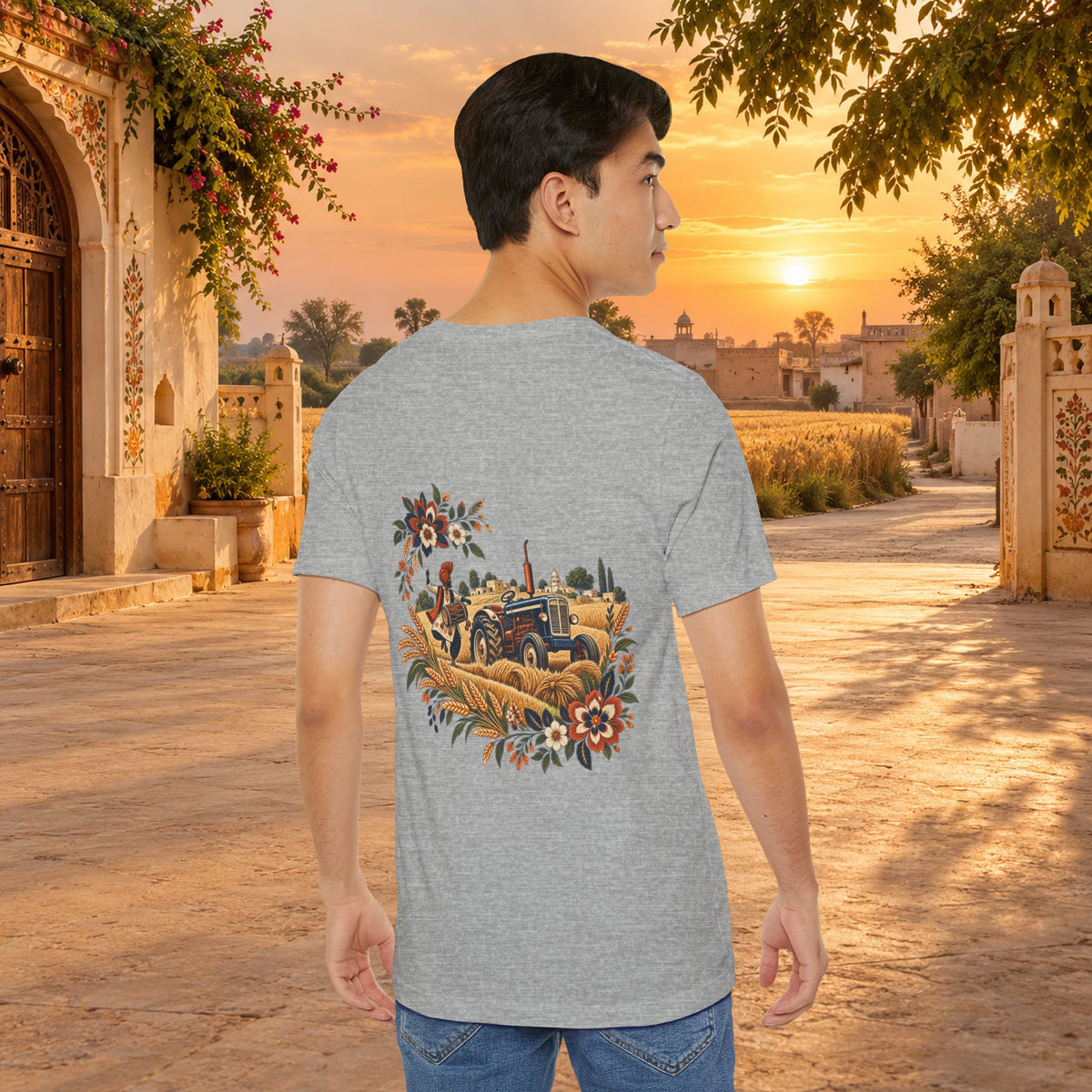 Boho Folk Drum Mandala T-Shirt