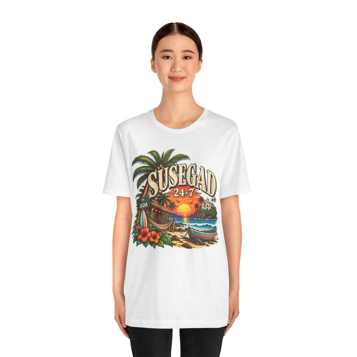 Susegad 24x7 Goa Sunset Jersey T-Shirt
