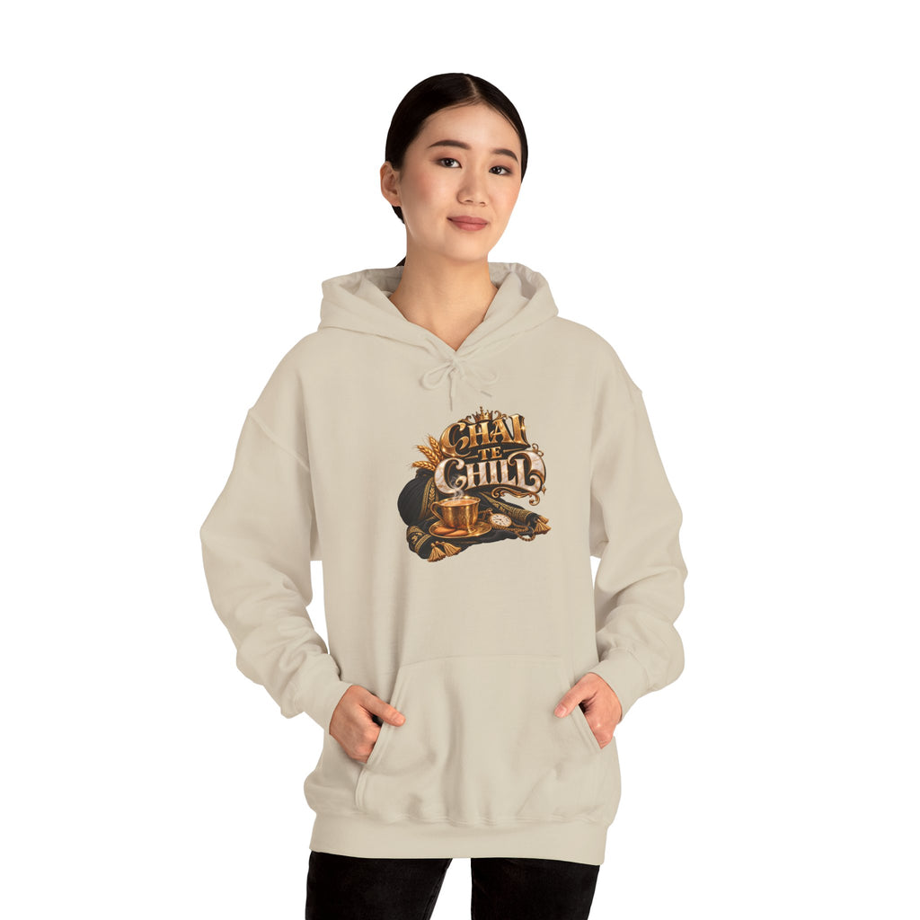 The Chill Coffee Graphic Hoodie | Autumn Leaves Pullover