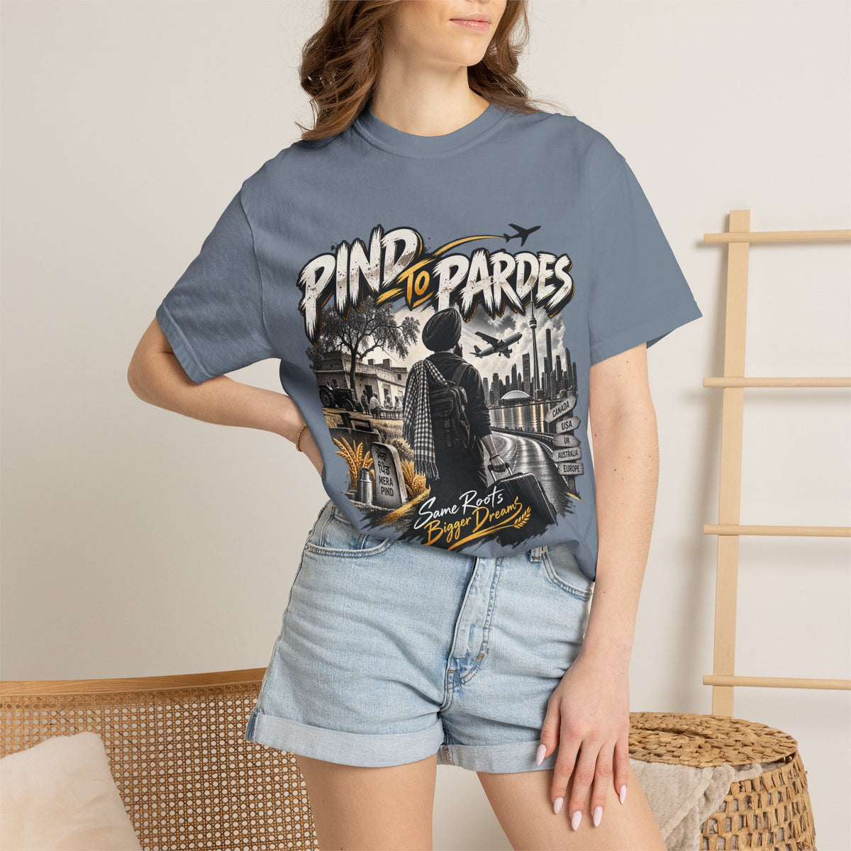 Pindo to Pardes Travel Graphic T-Shirt