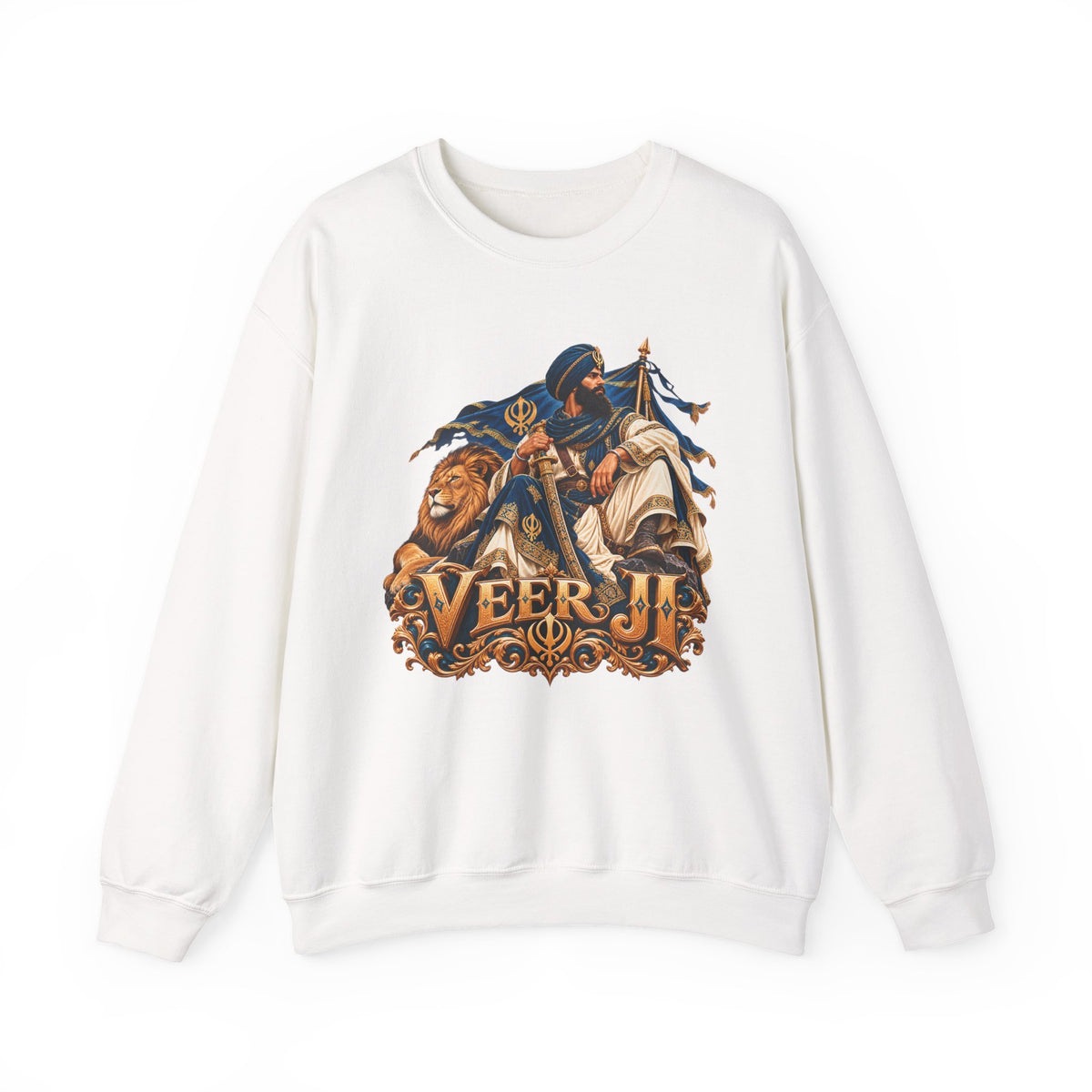 Additional view of SARDAR Punjabi Pride Crewneck Sweatshirt — Heritage Edition (2)