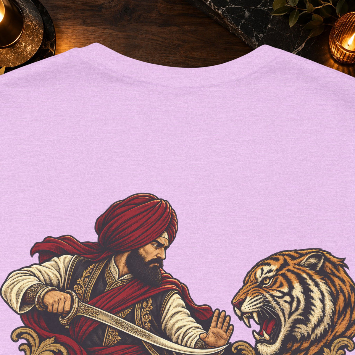 Nidar Viking Tiger Graphic T-Shirt