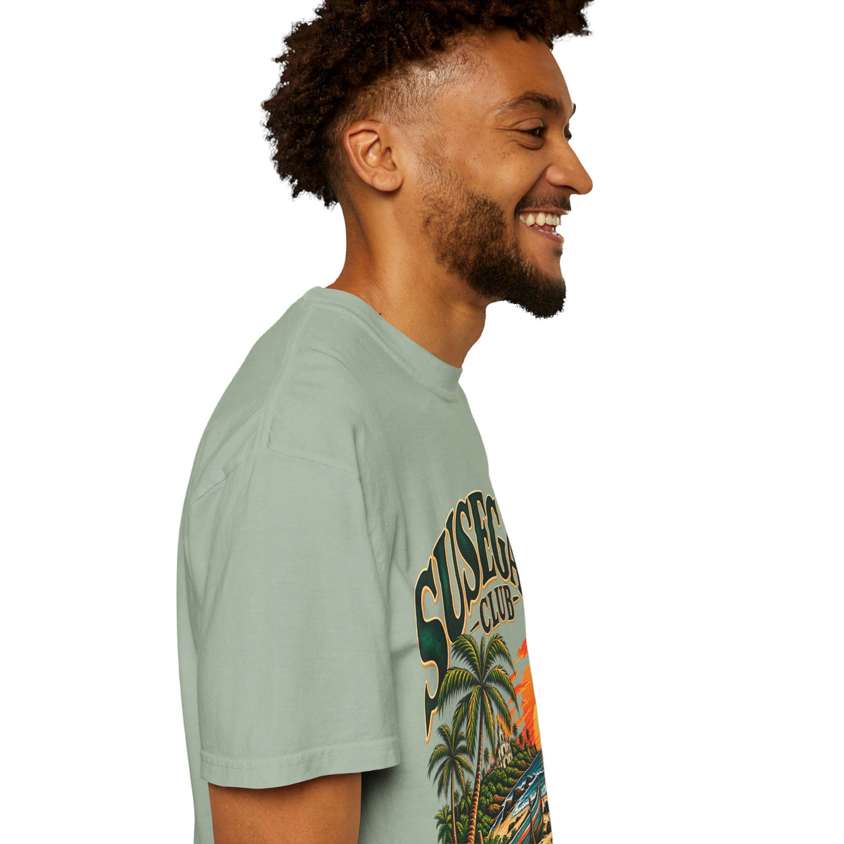Susegad Club Sunset Beach Garment-Dyed T-Shirt