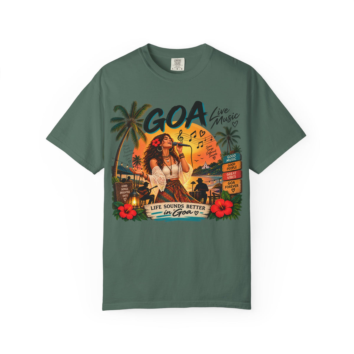 Born in Goa Garment-Dyed T-Shirt – Goan Heritage — product image 6