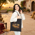 Bohemian Floral Mandala Canvas Tote Bag