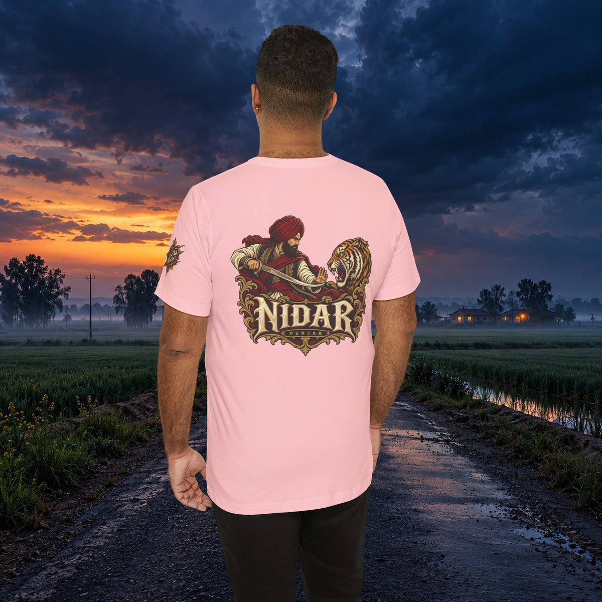 Nidar Viking Tiger Graphic T-Shirt