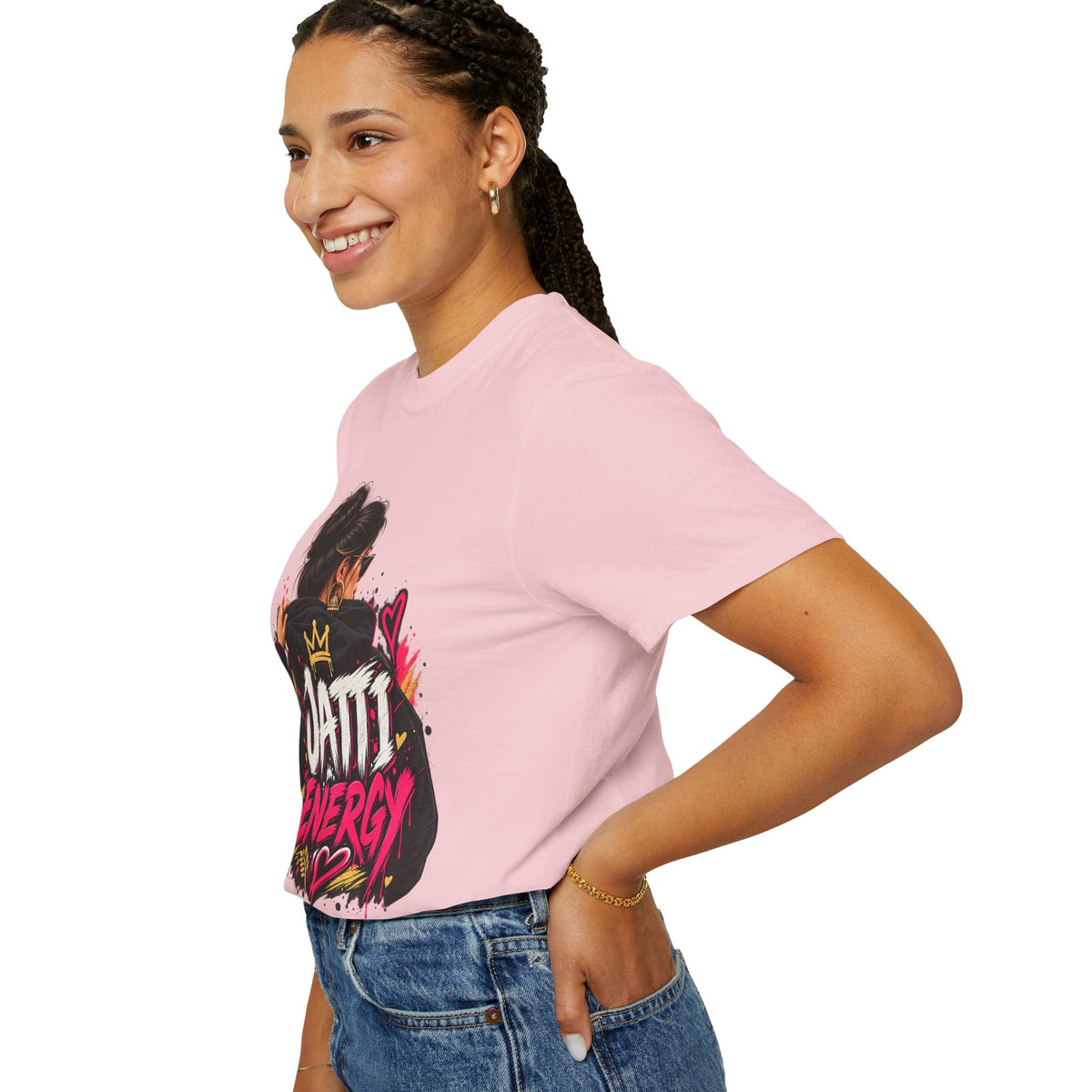 Jatti Energy Garment-Dyed T-Shirt | Punjabi-Inspired Graphic