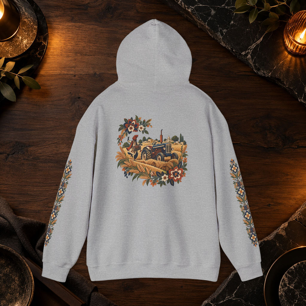 Bohemian Folk Art Drum Hoodie