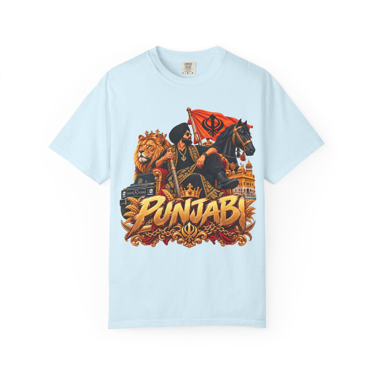 Punjabi Pride T-Shirt — Bold Nihang Warrior Design