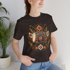 Boho Folk Drum Mandala T-Shirt