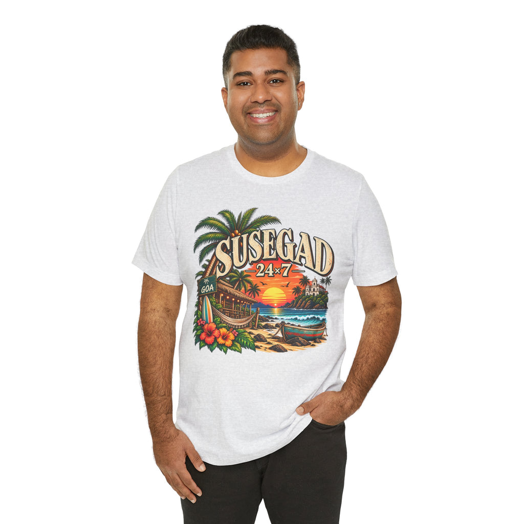 Susegad 24x7 Goa Sunset Jersey T-Shirt
