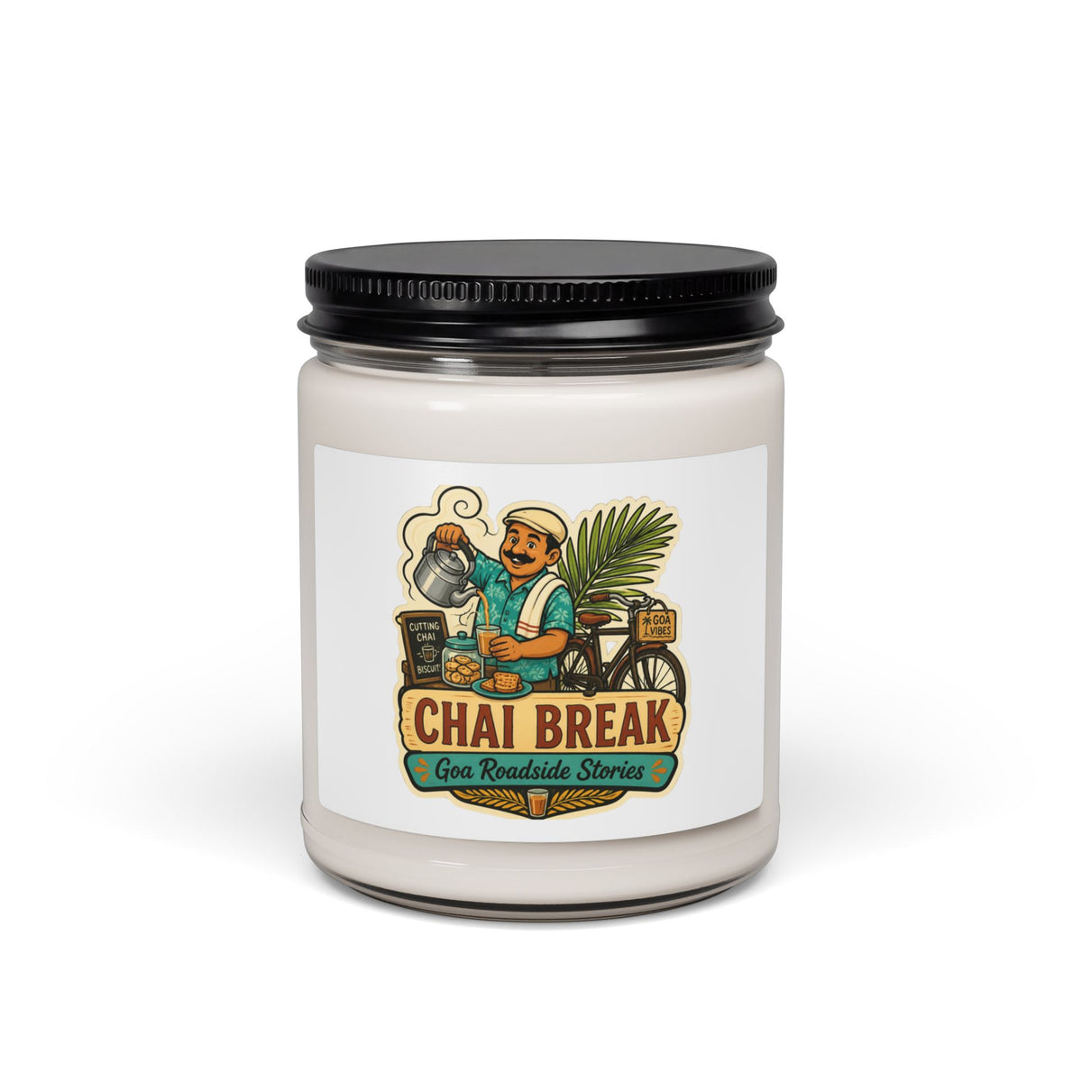 Chai Break Scented Soy Candle — 9 oz Aromatic Tea & Spice Jar