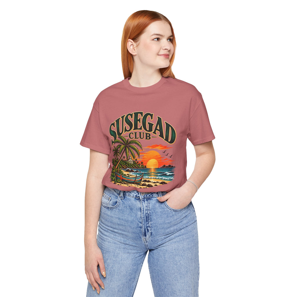Susegad Club Sunset Beach Jersey T-Shirt