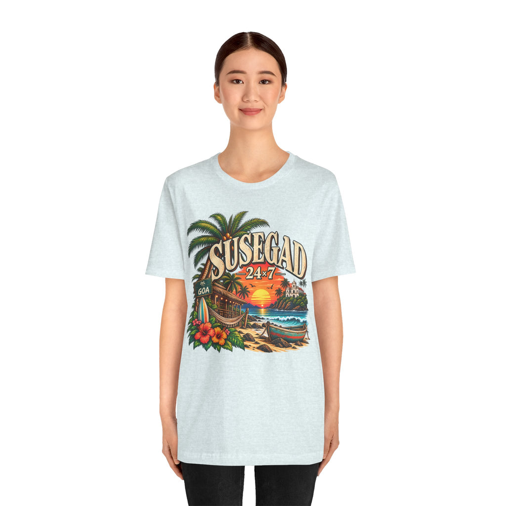 Susegad 24x7 Goa Sunset Jersey T-Shirt
