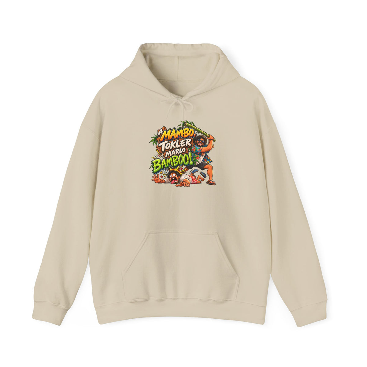 Additional view of A Mambo, Tokler Marlo Bamboo! Goan Heritage Hoodie (3)